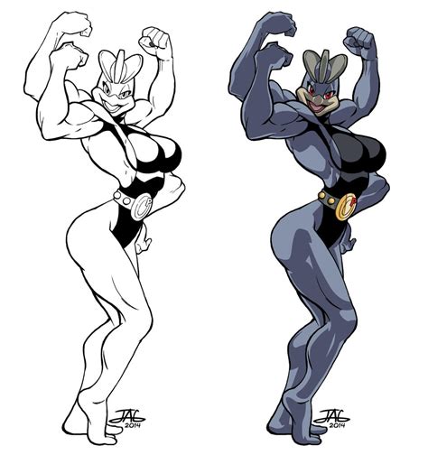 Female Machamp By Jag Comics On Deviantart