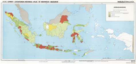 Indonesia Population Density 1963 Map Indonesia Density