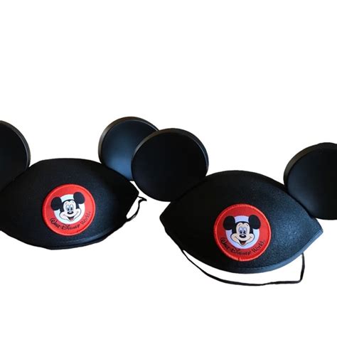 Disney Accessories Walt Disney Mickey Mouse Ears Hat Set Of 2