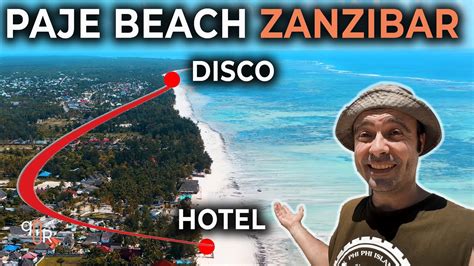 Paje Beach Zanzibar Island 4k Youtube