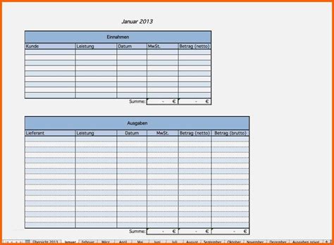 Original Tabelle Einnahmen Ausgaben Vorlage Openoffice Kostenlos Vorlagen
