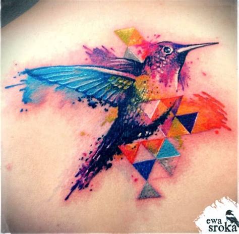 48 Greatest Hummingbird Tattoos Of All Time Tattooblend Geometric