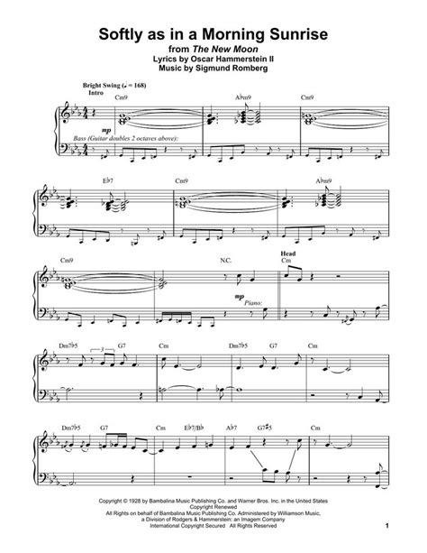 Vince Guaraldi Softly As In A Morning Sunrise Sheet Music Notes