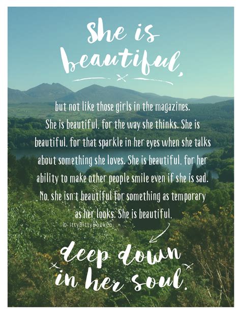 Inspirational Quote Postcard She Is Beautiful Best Friend Postcard Itty Bitty Book Co