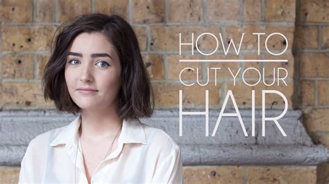 How To Cut Your Own Hair Short Hair Bob YouTube
