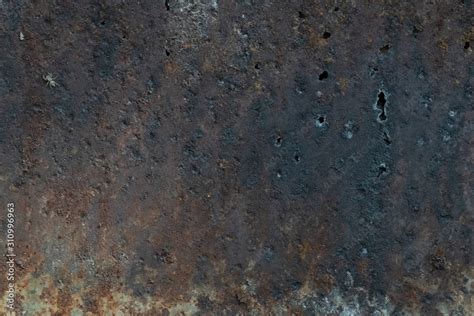 Dark Worn Rusty Metal Texture Background Rust Texture On Metal Sheet