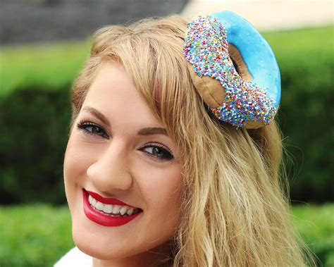 Blue Sprinkle BIG DONUT HEADBAND Rainbow Nonpareil Doughnut | Etsy