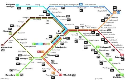 Click on the stuttgart suburban metro map (s bahn) to view it full screen. Stuttgart u bahn map | vet.idchips.com > Europe > Germany ...