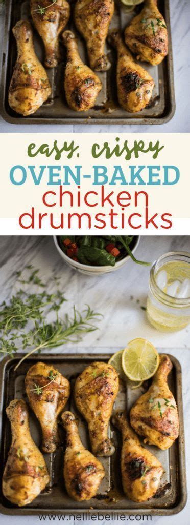 Preheat oven to 425 degrees. Easy, crispy, oven-baked Chicken Drumsticks via ...