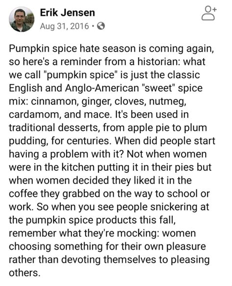 On Pumpkin Spice Rtrollxchromosomes
