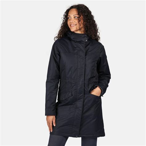 regatta womens rimona insulated hooded waterproof parka jacket zip coat ebay