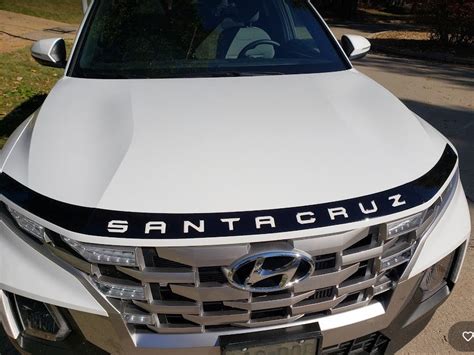 Hyundai Santa Cruz Pickup 2022 2023 Hood Deflector Wlogo