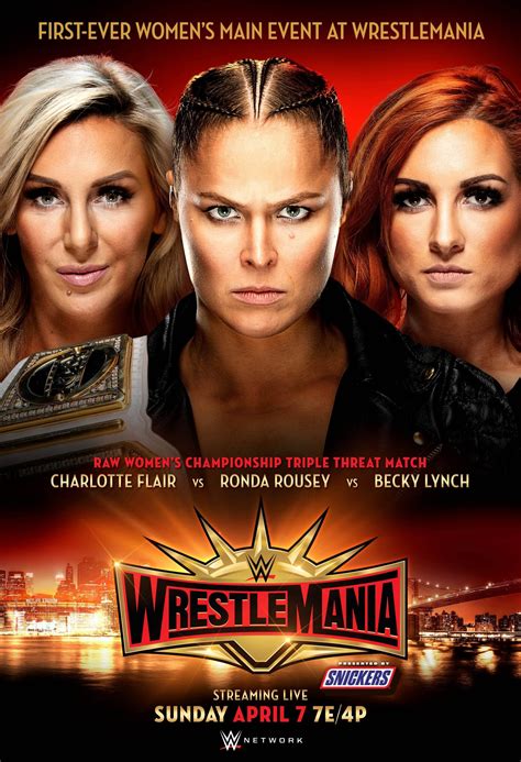 Wwe Confirms Ronda Rousey Vs Becky Lynch Vs Charlotte Flair As Wrestlemania Main Event