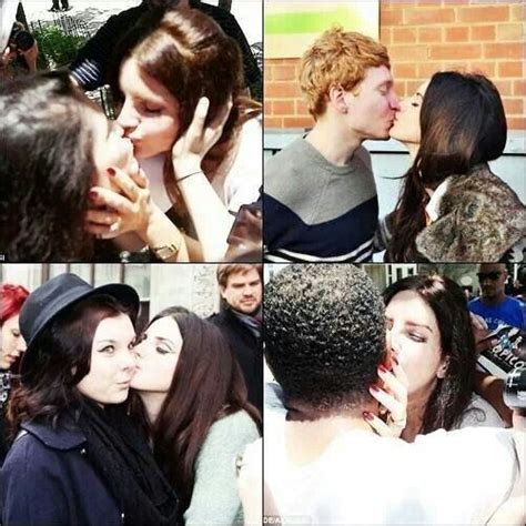 Lucky Fans Get A Kiss Kiss From Lana Del Rey Ldr Amor Da Minha Vida Amor