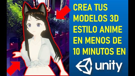 😮🏆hacer Modelos 3d De Animes En Minutos Para Unity🏆😮 Como Exportar