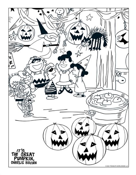 40 Great Pumpkin Charlie Brown Coloring Pages Alastairbuster