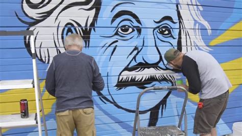 Albert Einstein Graffiti Wallpaper