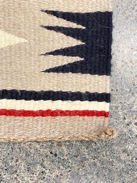 Vintage Navajo Native American Hand Woven Rug