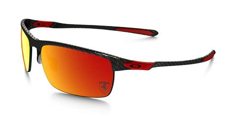 Oakley Oo9174 Special Edition Ferrari Polarized Carbon Blade Sunglasses