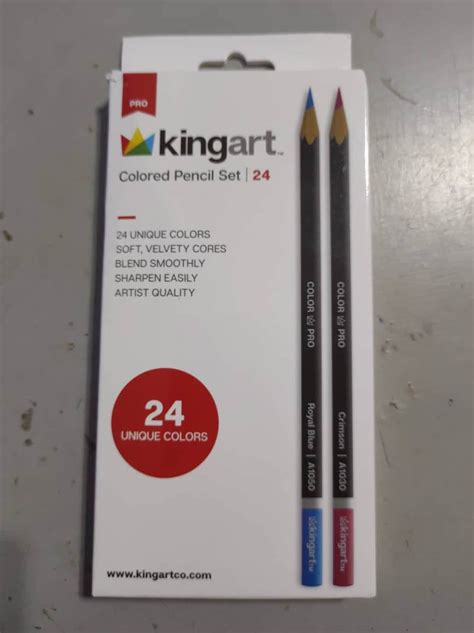 Kingart Colored Pencil Set Pro Etsy