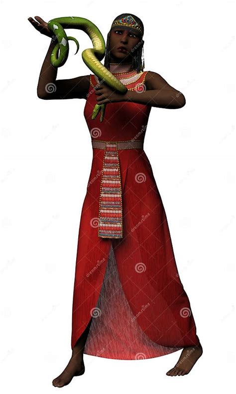 Cleopatra Holding The Asp Stock Illustration Illustration Of Myth 20061300