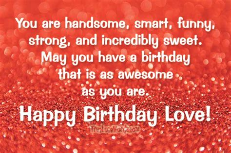 60 Happy Birthday Wishes For Boyfriend True Love Words