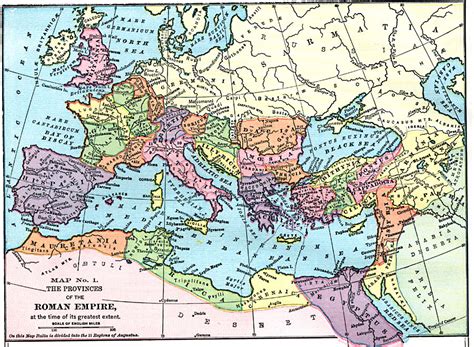 Roman Empire Physical Map