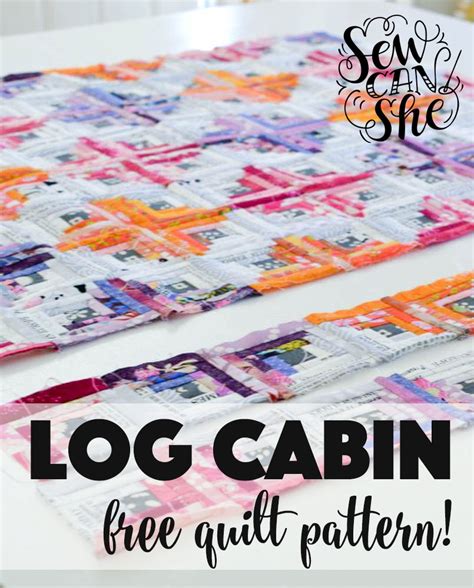 Log cabin quilt blocks are a timeless, and simple pattern easy for any quilter to master. Bust your stash with this Log Cabin Quilt Pattern ...