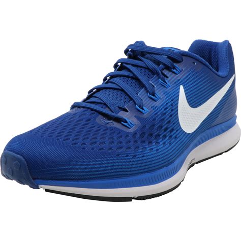 Nike Mens Air Zoom Pegasus 34 Gym Blue Sail Nebula Ankle High