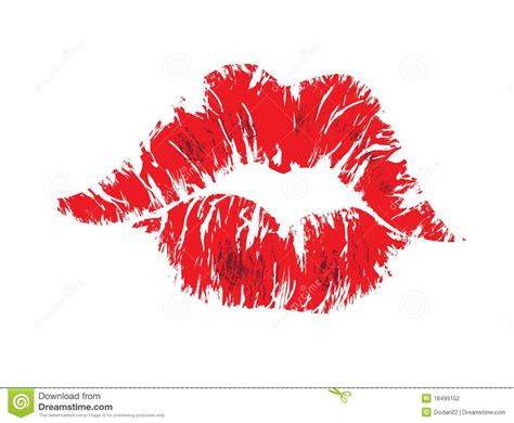 Kiss Lips Stock Vector Illustration Of Kissing Lover 18499152