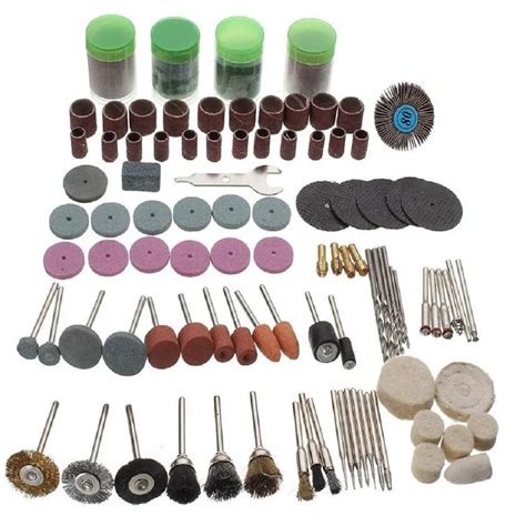 161pcs Grinder Tools Kit Rotary Polishing Set Mini Drill Grinding Bit