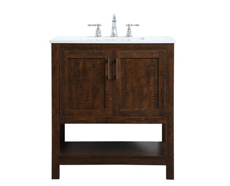 30 Inch Single Bathroom Vanity In Espresso Vf16030ex Luchy Amor Furniture