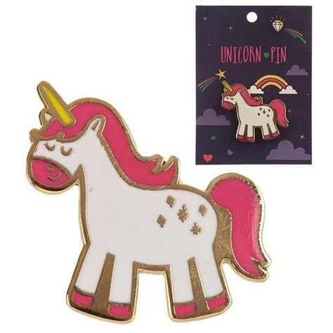 Collectable Enchanted Rainbows Unicorn Enamel Pin Badge Pukka Ts