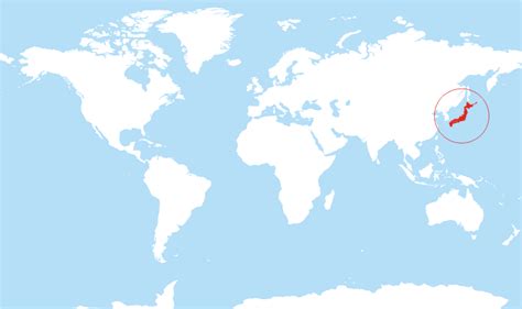 Where Is Japan Located On The World Map