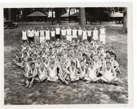 1920s Boys Summer Camp Photo