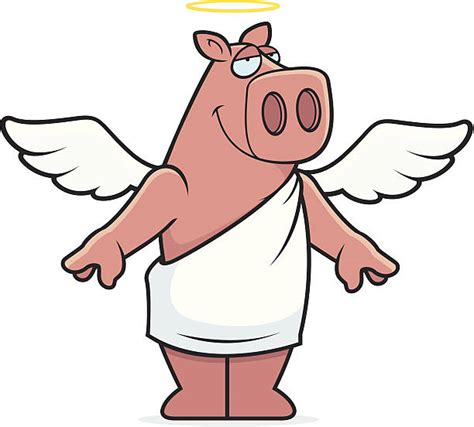 Angel Pig Illustrations Royalty Free Vector Graphics And Clip Art Istock