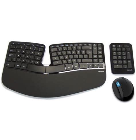 99 新 Microsoft Sculpt Ergonomic Desktop Keyboard 人體工學鍵盤 Mouse And Numeric Pad Set 電腦＆科技 電腦周邊