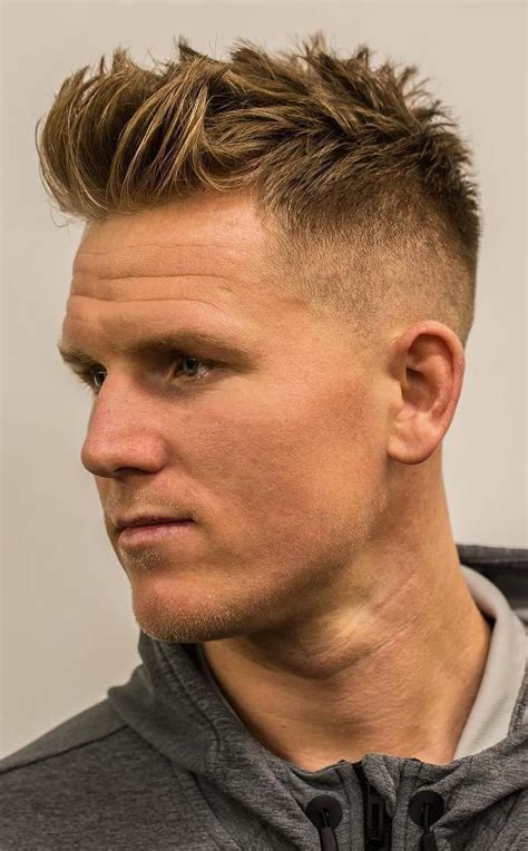 8 Perfect Mens Hairstyle Textured Faux Hawk Short