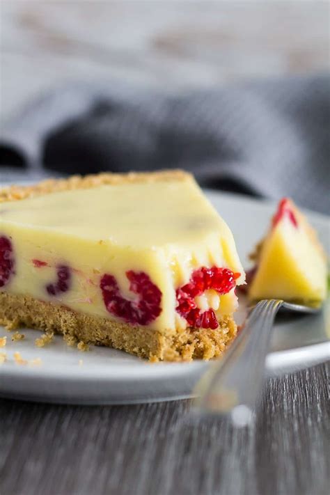 John whaite shares his recipe for a light, fruity layer cake with chocolate ganache and simple sponge. White Chocolate Raspberry Tart - A deliciously rich and creamy no-bake white chocolate tart ...