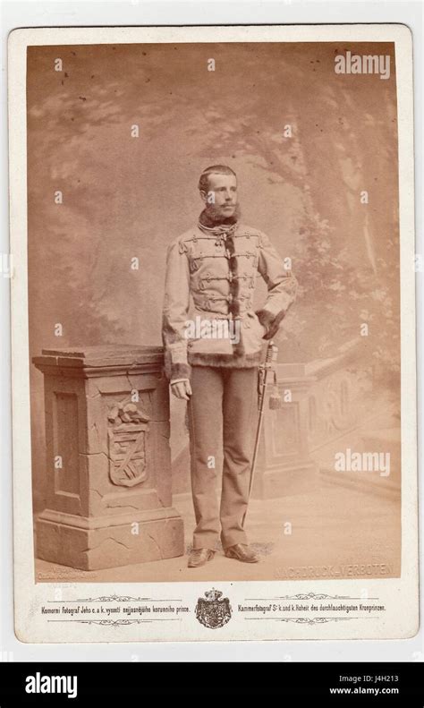 Rudolf Crown Prince Of Austria 1880 Stock Photo Alamy