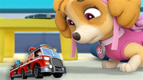 Paw Patrol Mission Paw Mighty Pups Rescues Mission Firefighter Truck