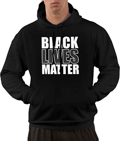 Black Lives Matter History Mens Casual Hoodie Long Sleeve