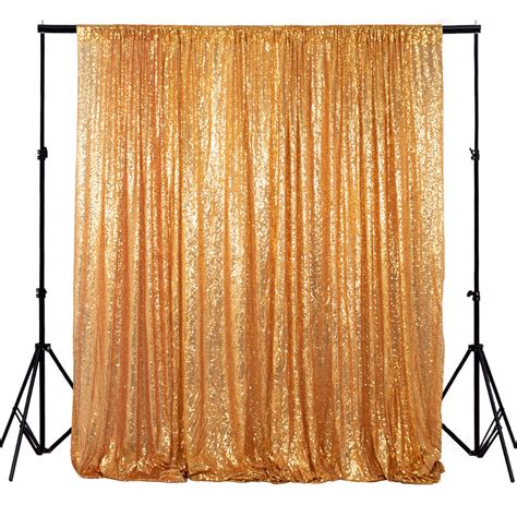 Buy 8ftx8ft Gold Sequin Photo Backdrop Wedding Photo Booth Photography