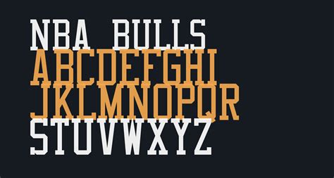 Nba Bulls Free Font What Font Is