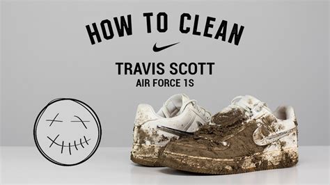 How To Clean Nike Travis Scott Air Force 1 With Reshoevn8r Youtube