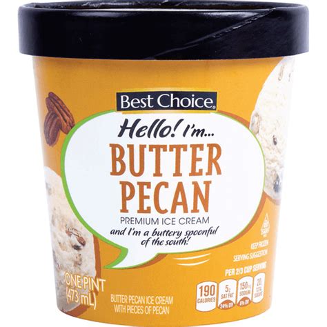 Best Choice Butter Pecan Ice Cream Other Superlo Foods