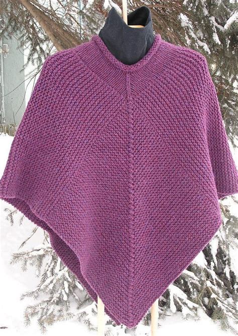 Free Easy Knit Poncho Pattern For Beginners