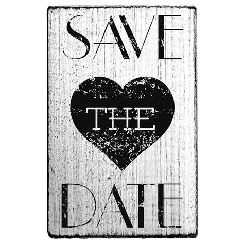 Vintage Stempel Save The Date Herz Stempel Fabrikat