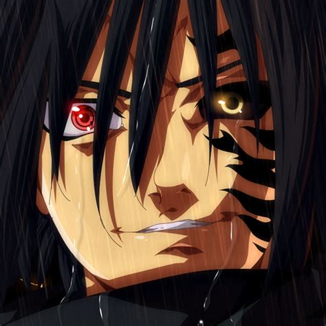 Anime japanese ninja character manga cartoon young series figurine. Uchiha Sasuke Curse Mark Forum Avatar | Profile Photo - ID ...