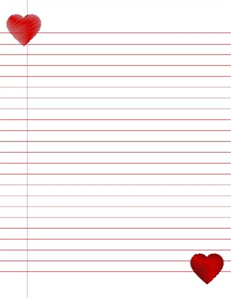 Cute Printable Notebook Paper Pdf